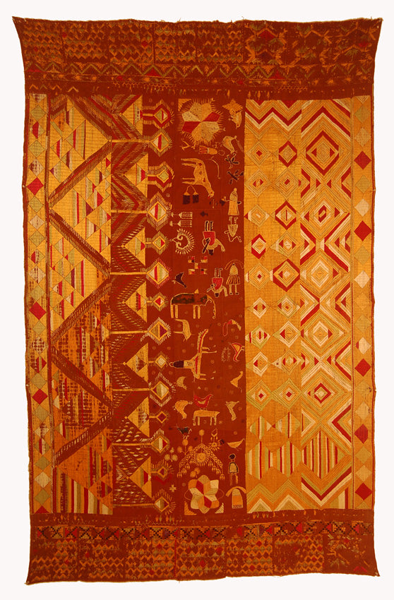 Phulkari With Elephants