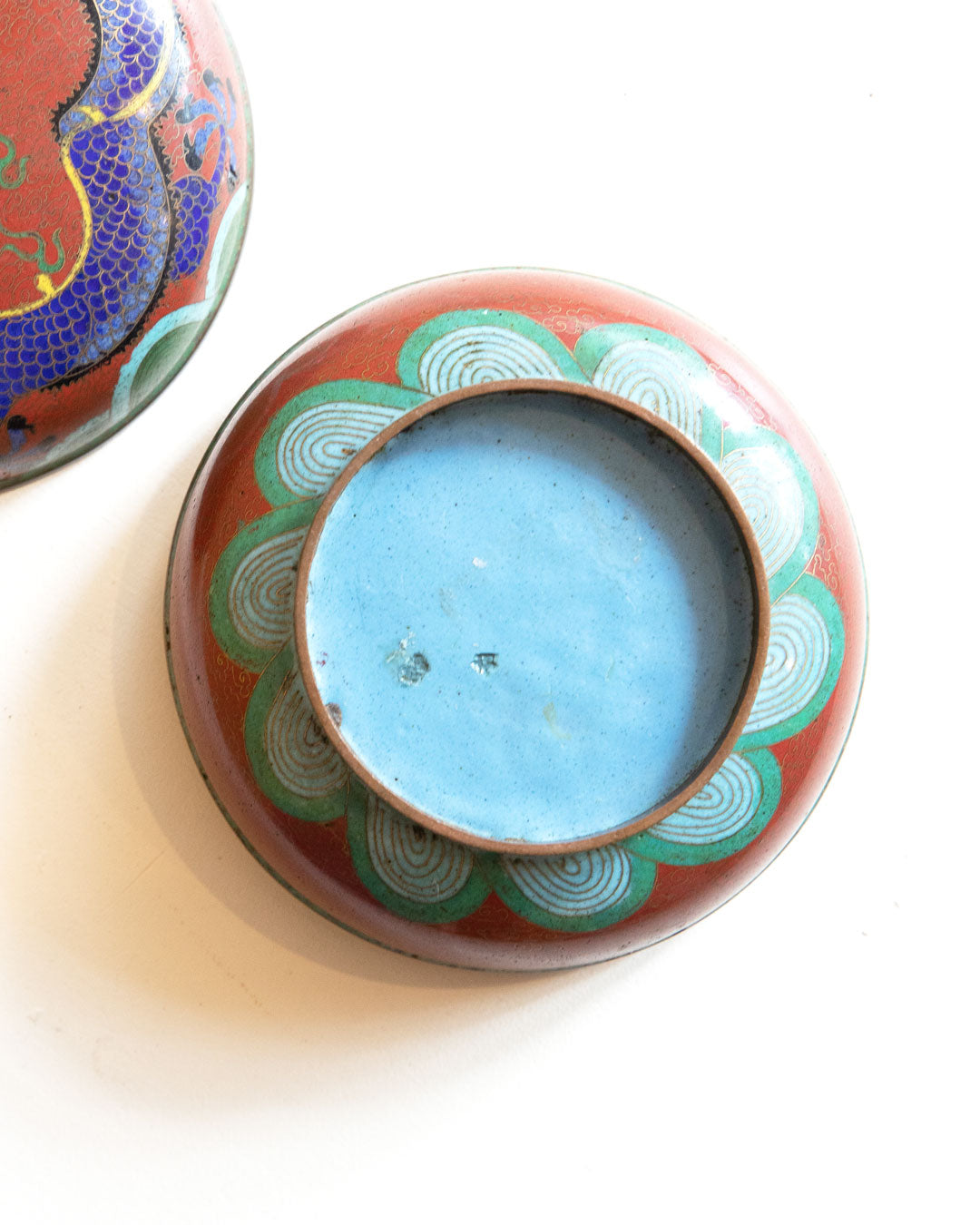 Cloisonné Dragon Box