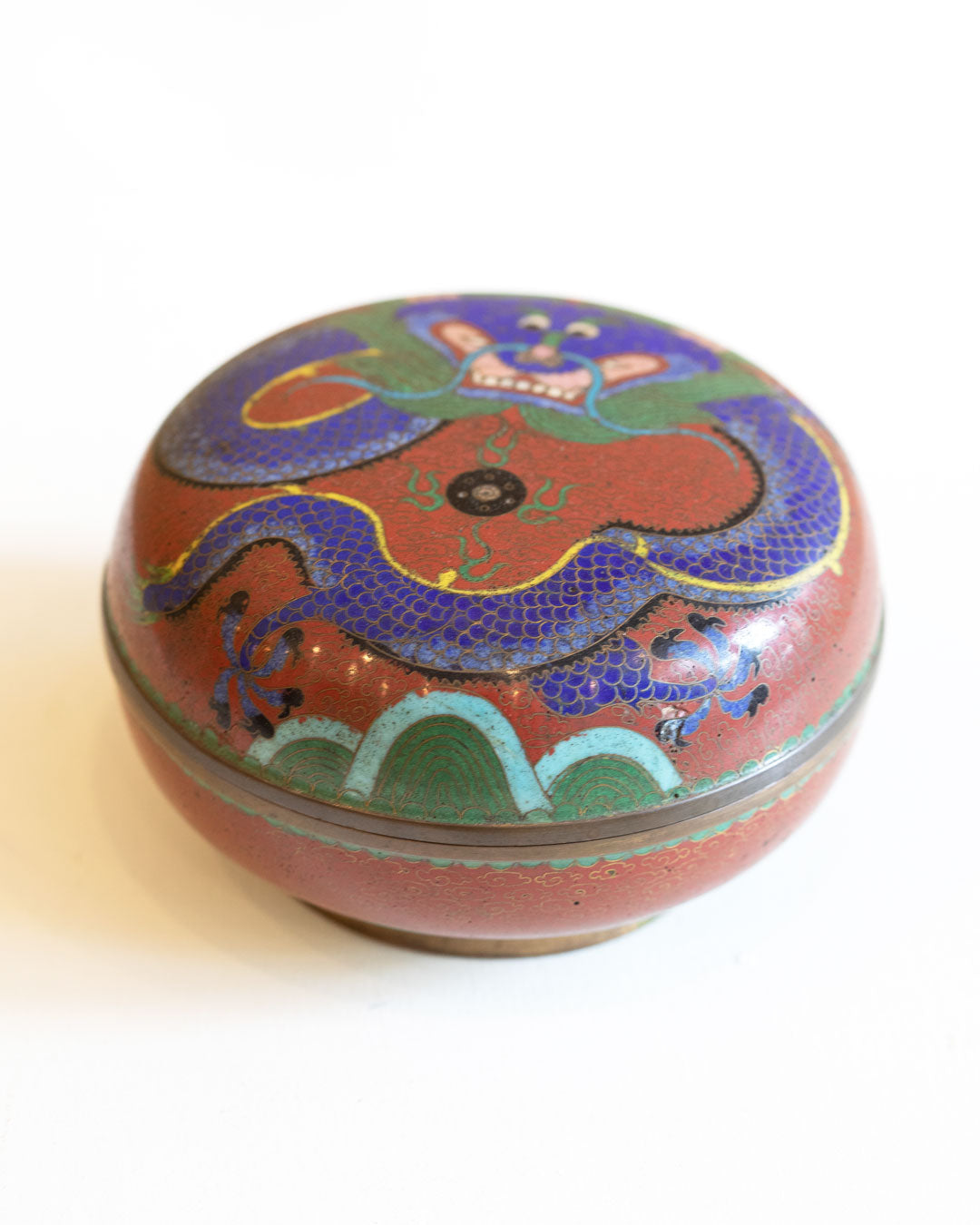Cloisonné Dragon Box