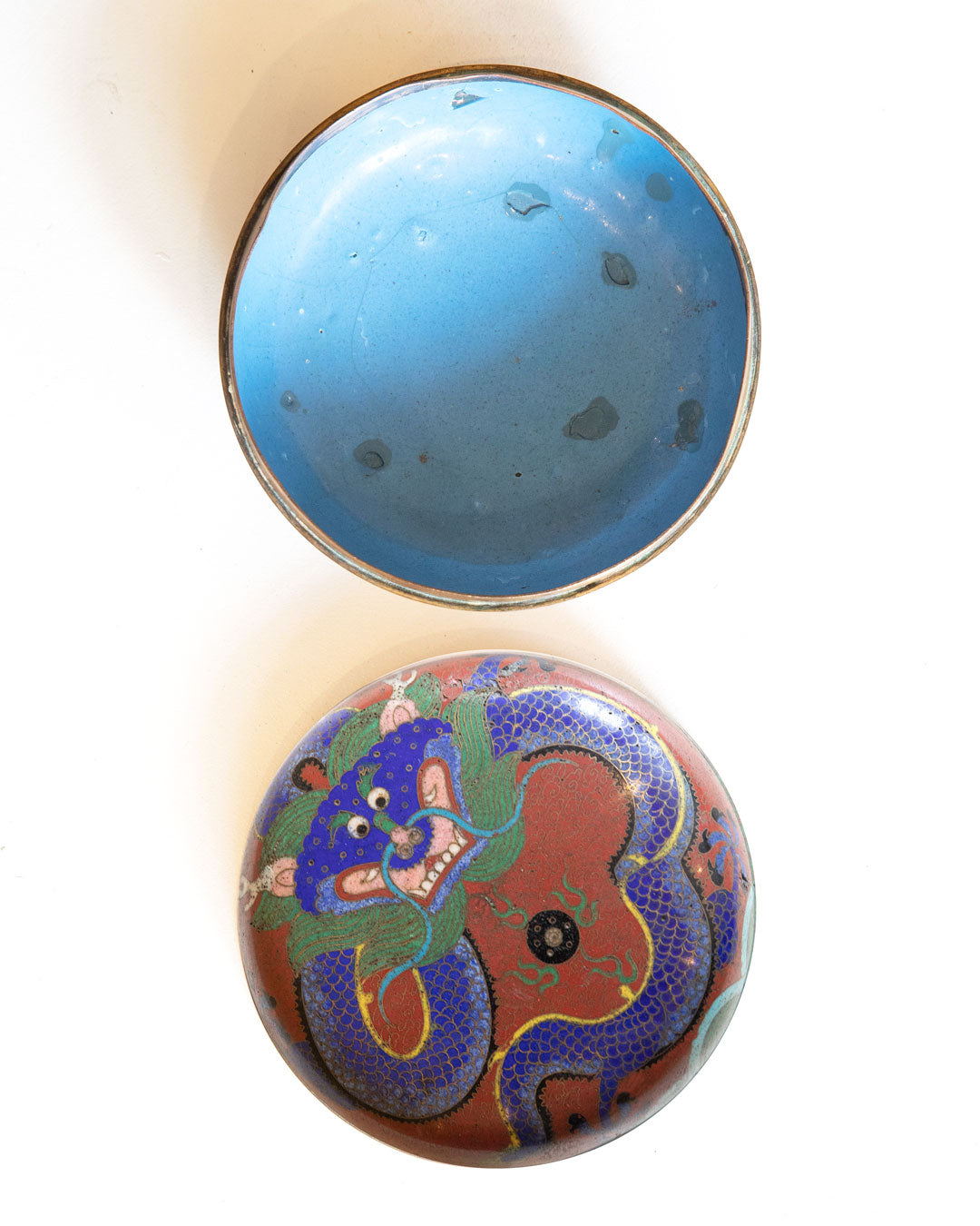 Cloisonné Dragon Box
