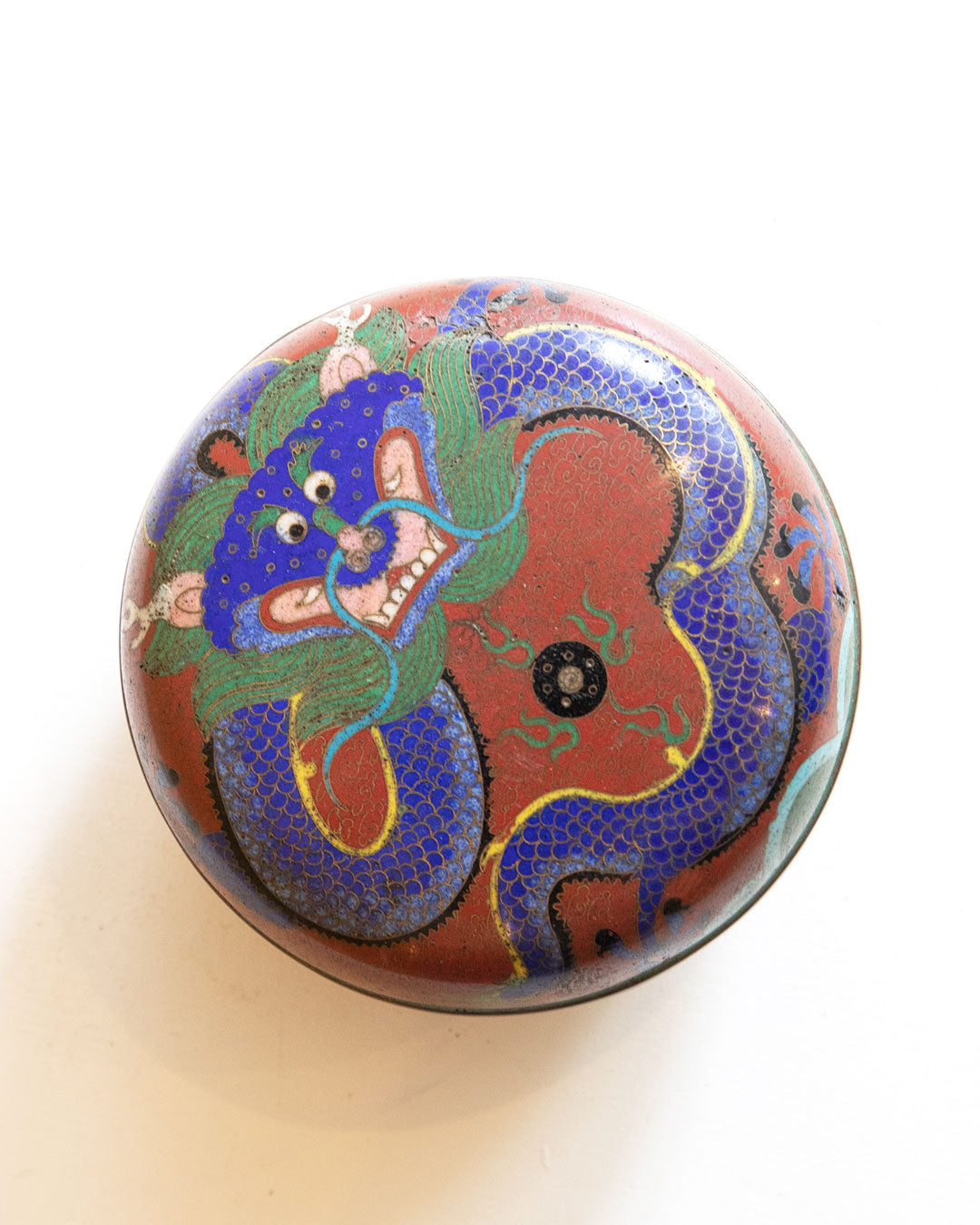 Cloisonné Dragon Box