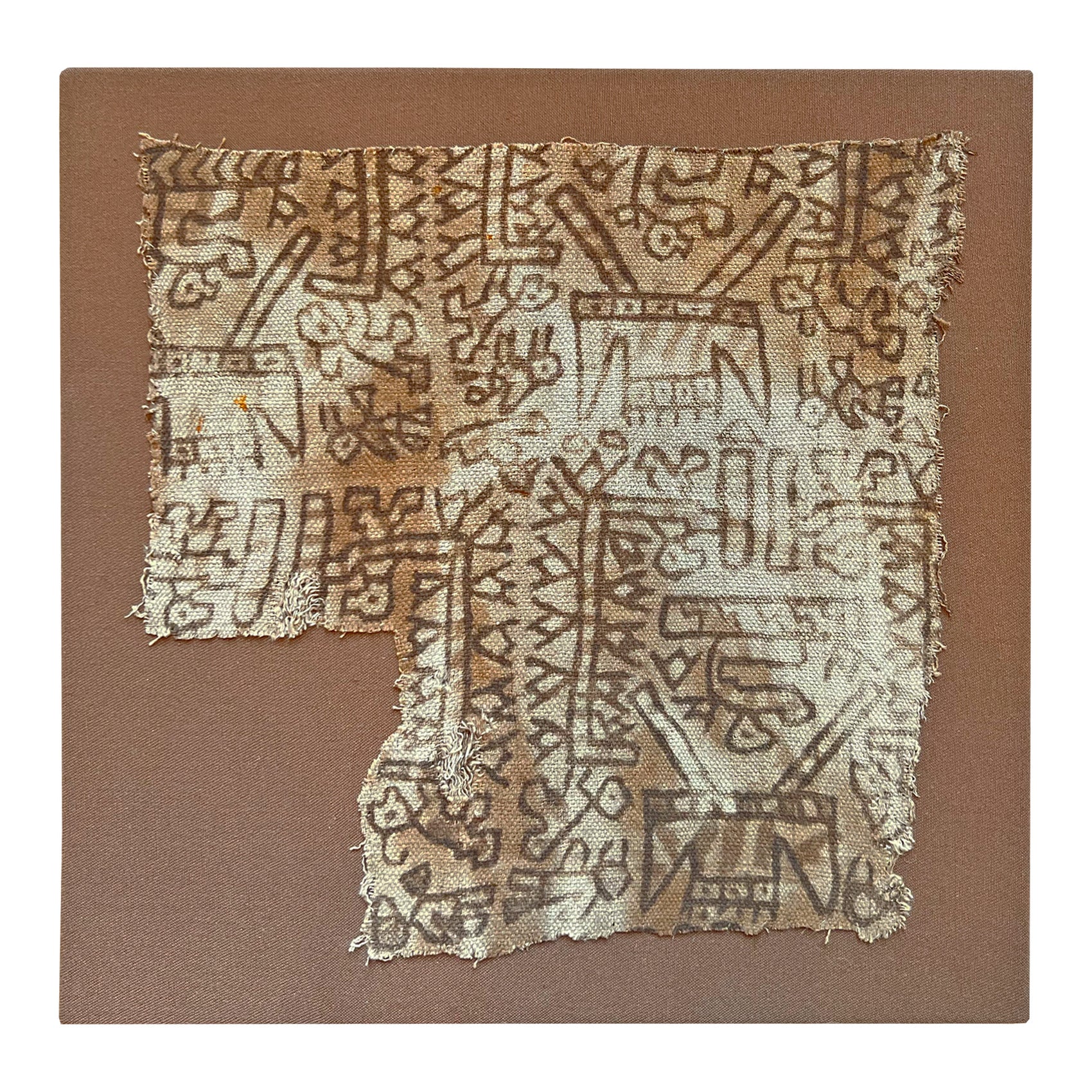 Mounted Pre-Columbian Fragment
