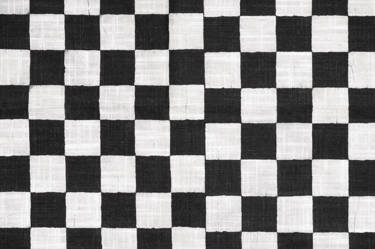Indigo Checkerboard Panel
