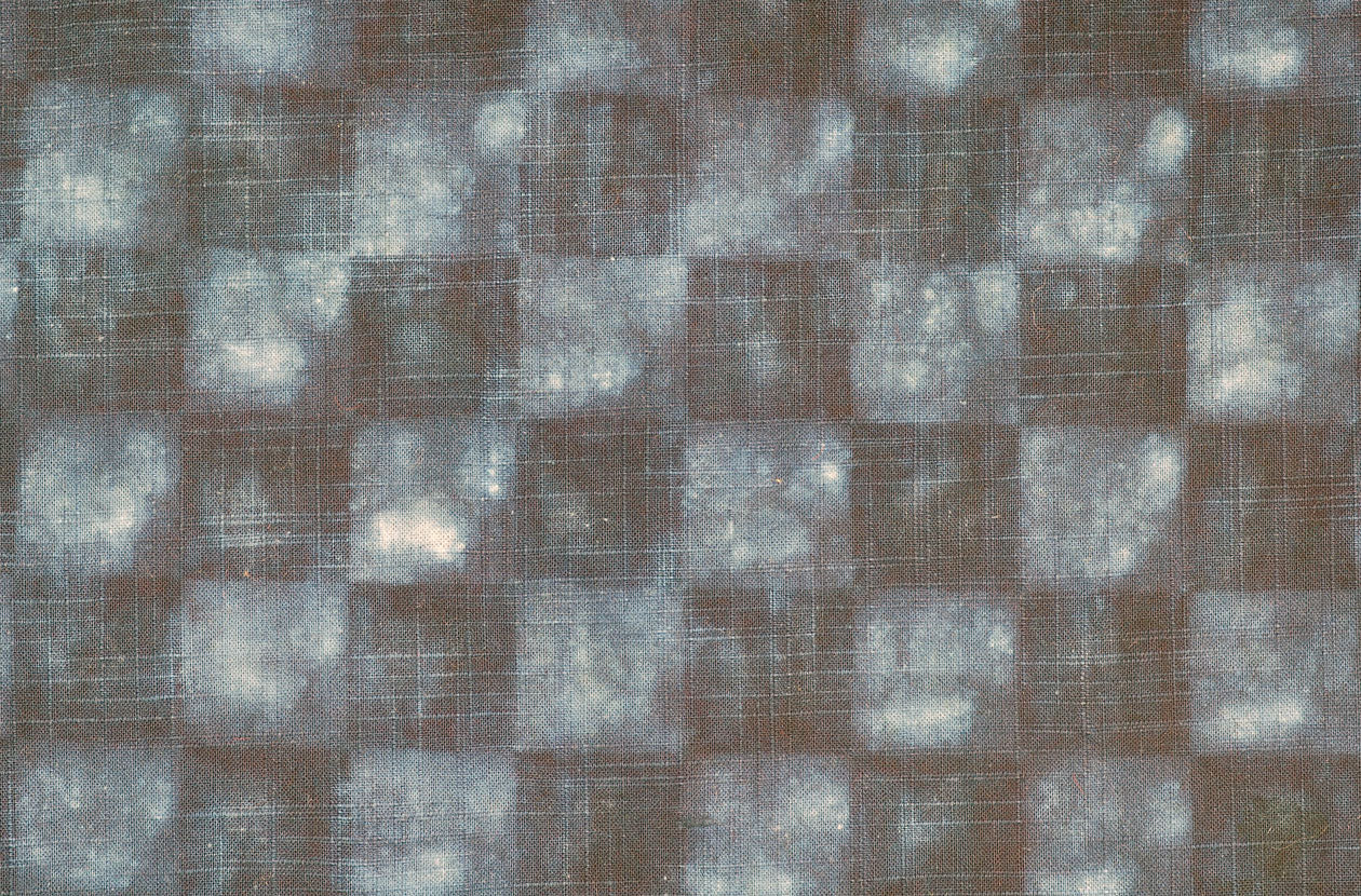Indigo Checkerboard Panel