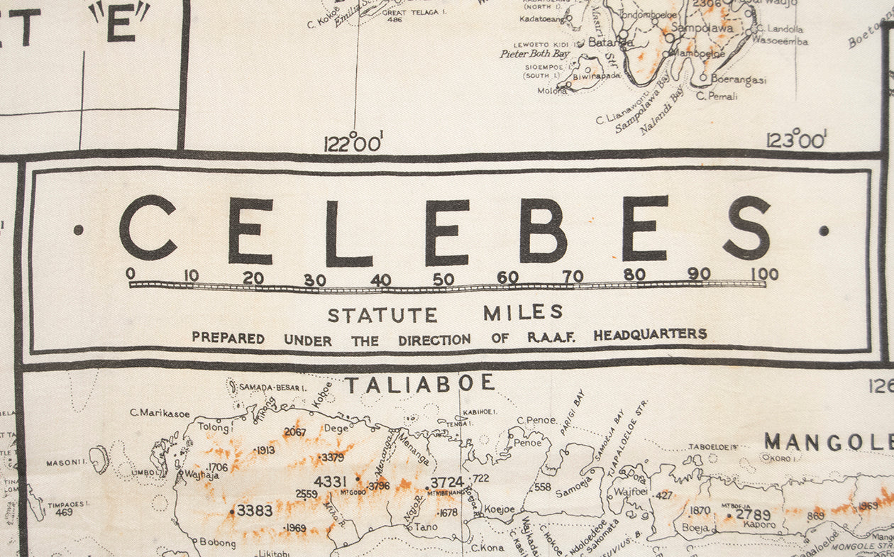 Silk Escape and Evasion Map (Celebes)