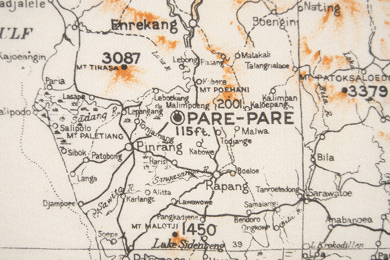 Silk Escape and Evasion Map (Celebes)