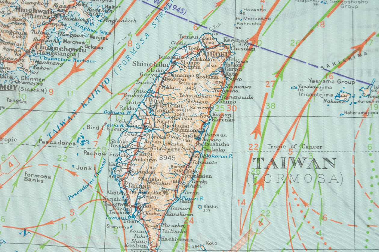 Silk Escape and Evasion Map (Eastern Asia)