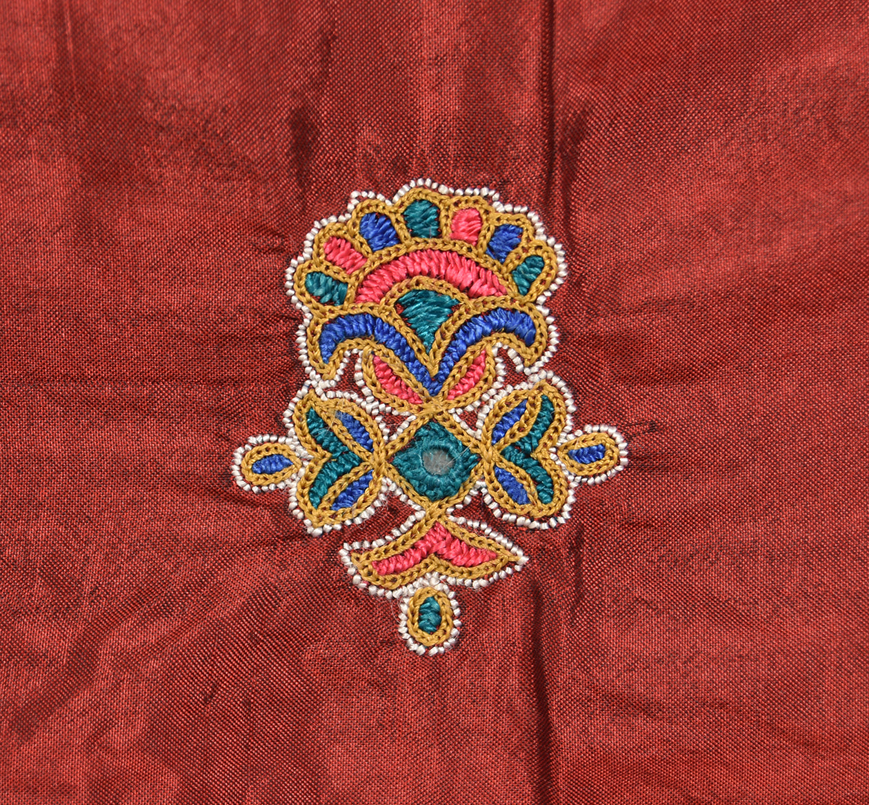 Embroidered Ikat