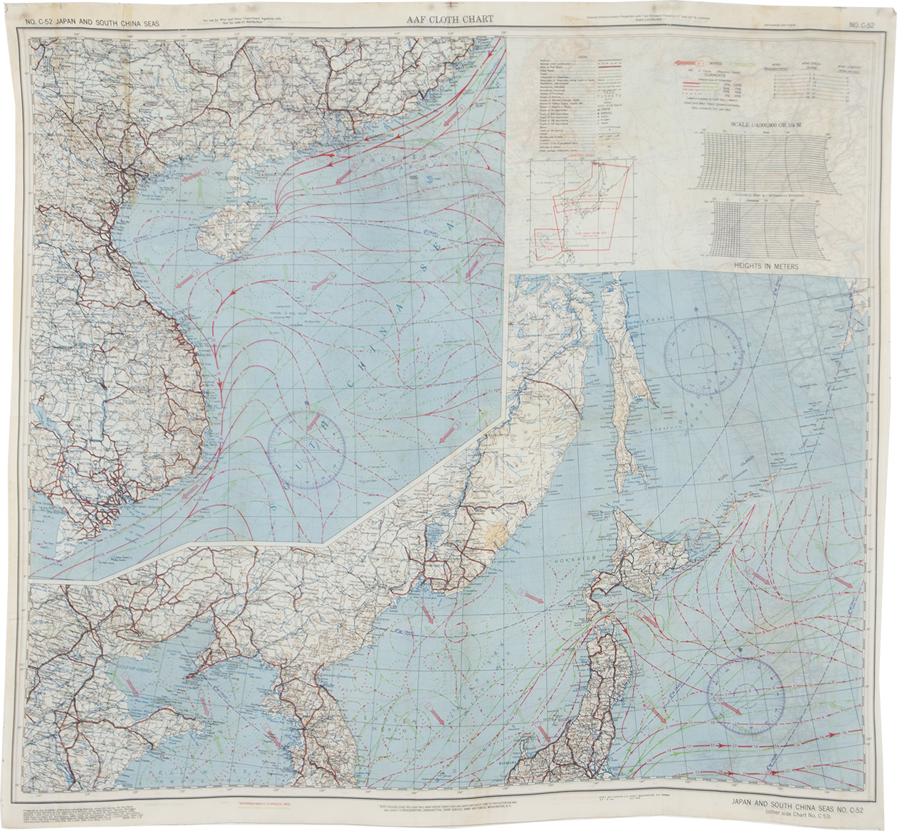 Silk Escape & Evasion Map (Japan and South China Sea)