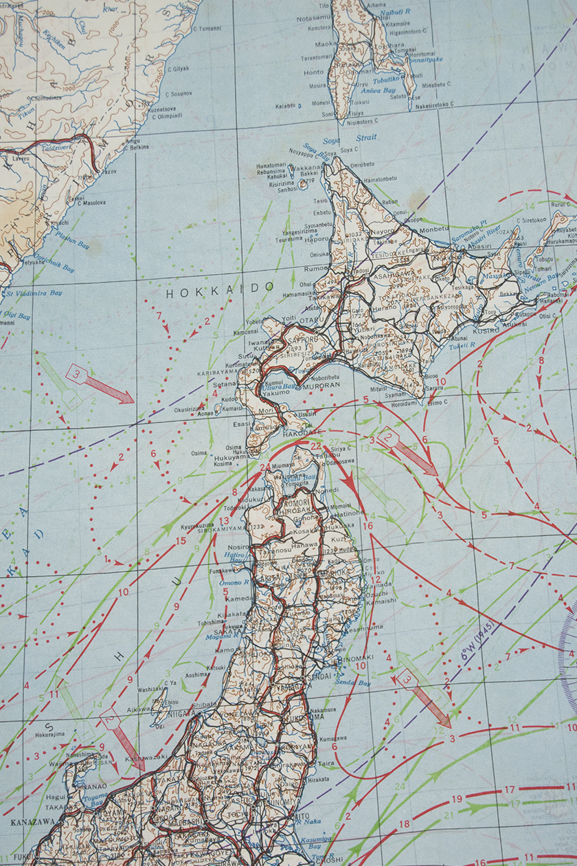 Silk Escape & Evasion Map (Japan and South China Sea)