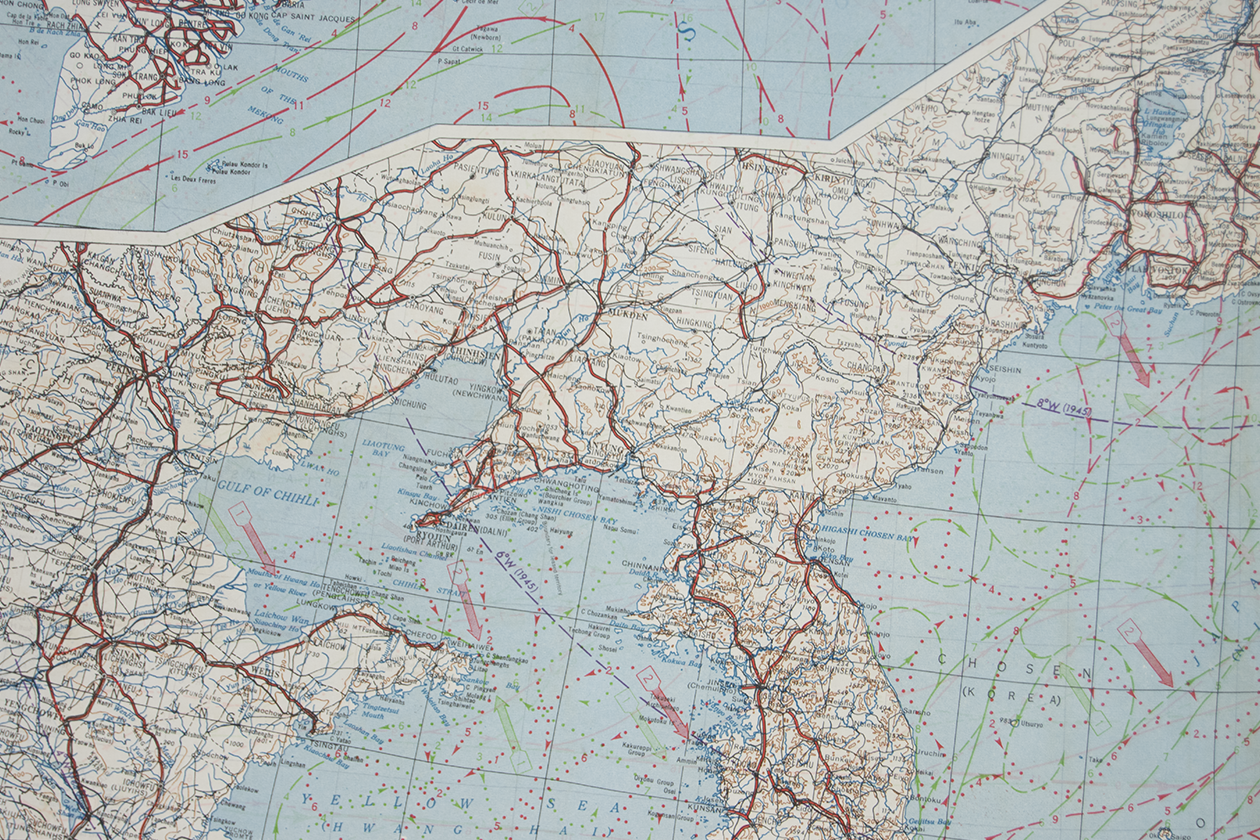 Silk Escape & Evasion Map (Japan and South China Sea)
