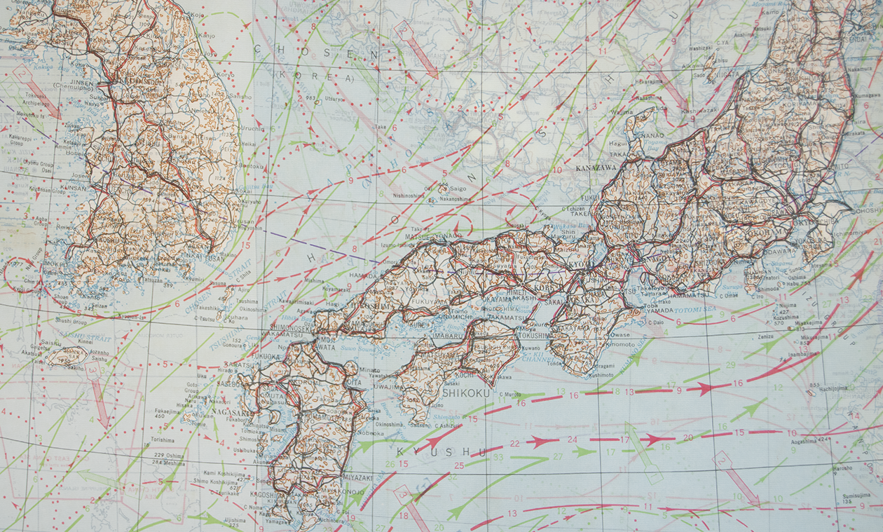 Silk Escape & Evasion Map (Japan and South China Sea)