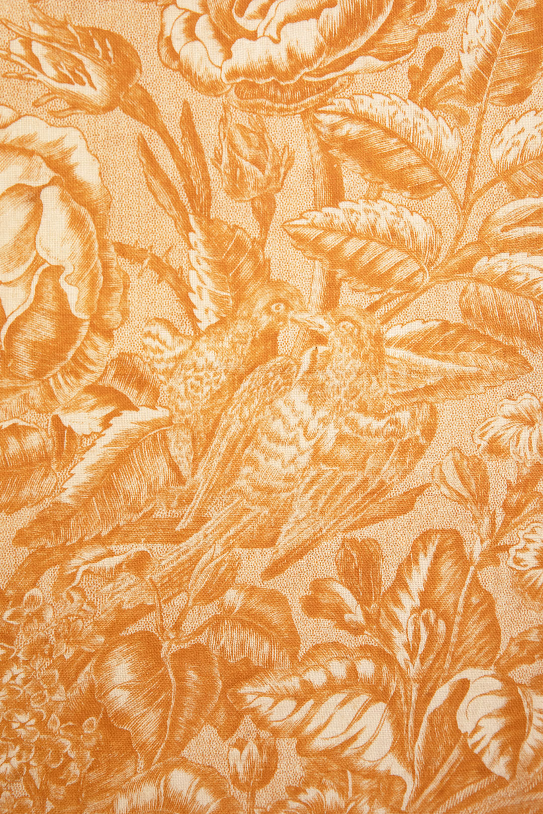 Toile with Flowers and Birds