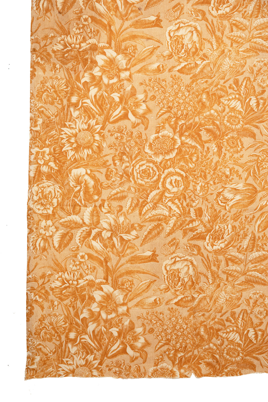 Toile with Flowers and Birds