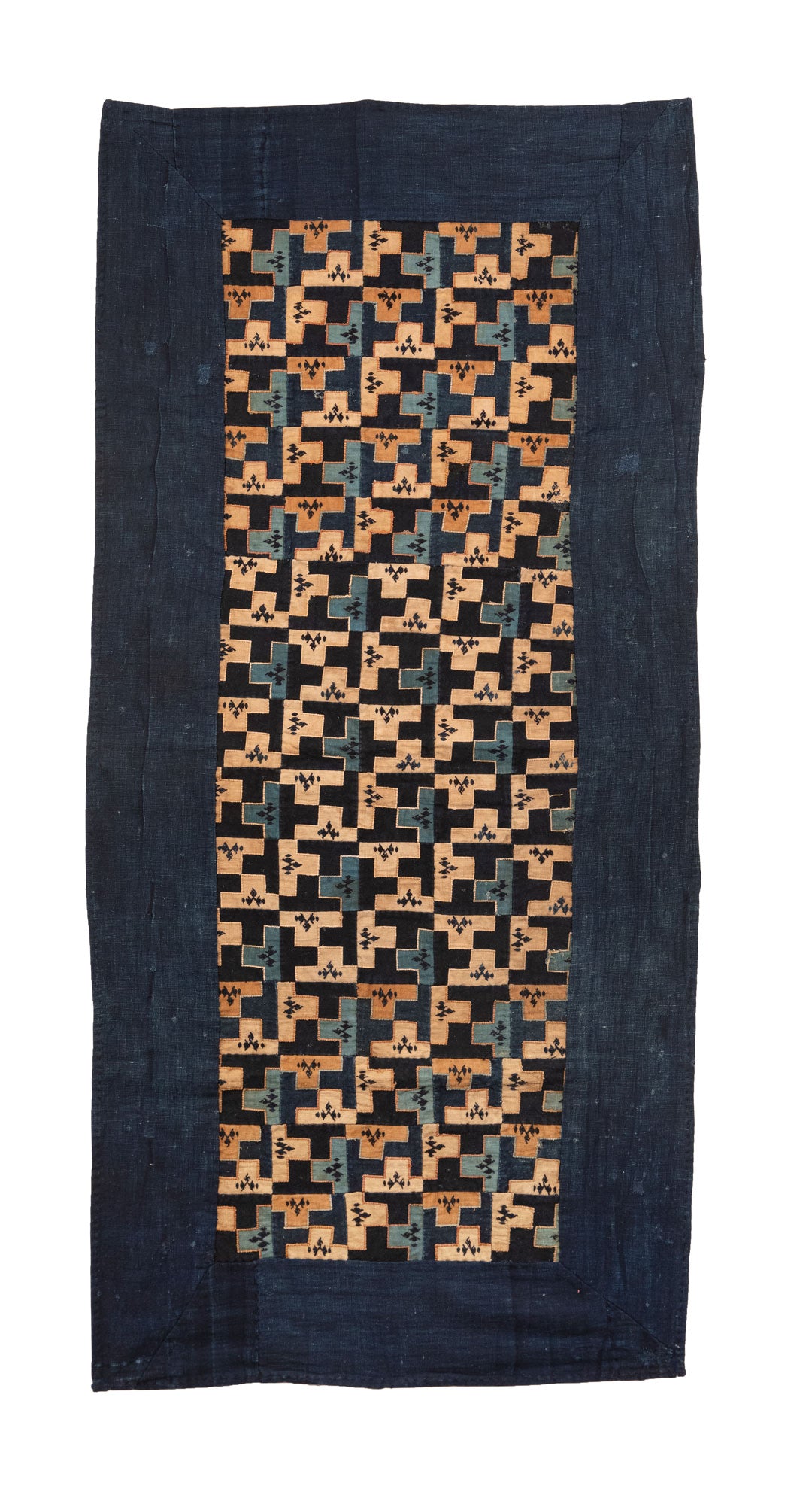 Geometric Applique Blanket