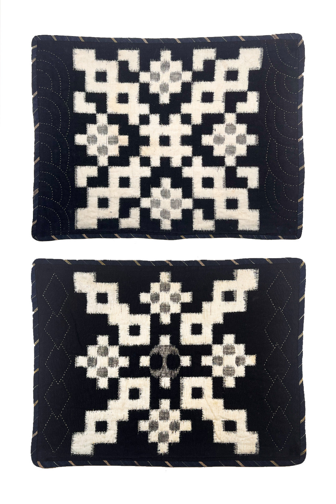 Sashiko and Kasuri Placemats (PAIR)