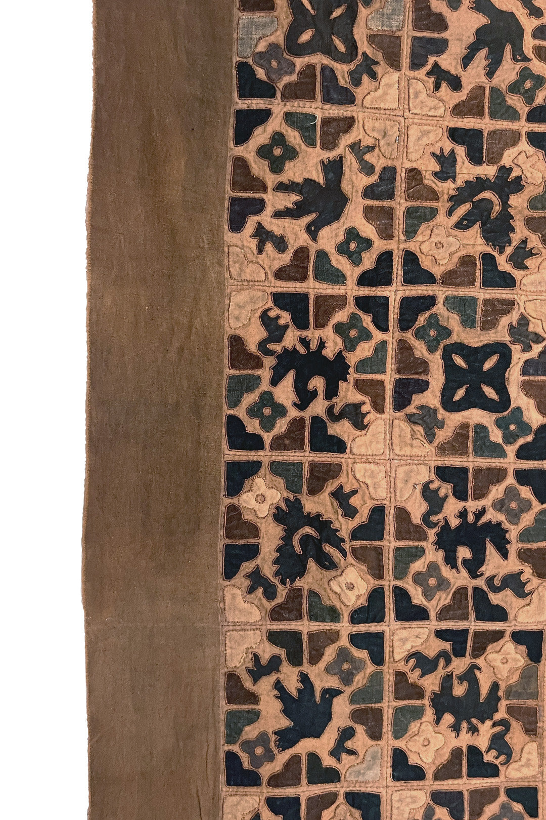 Over-dyed Applique Blanket