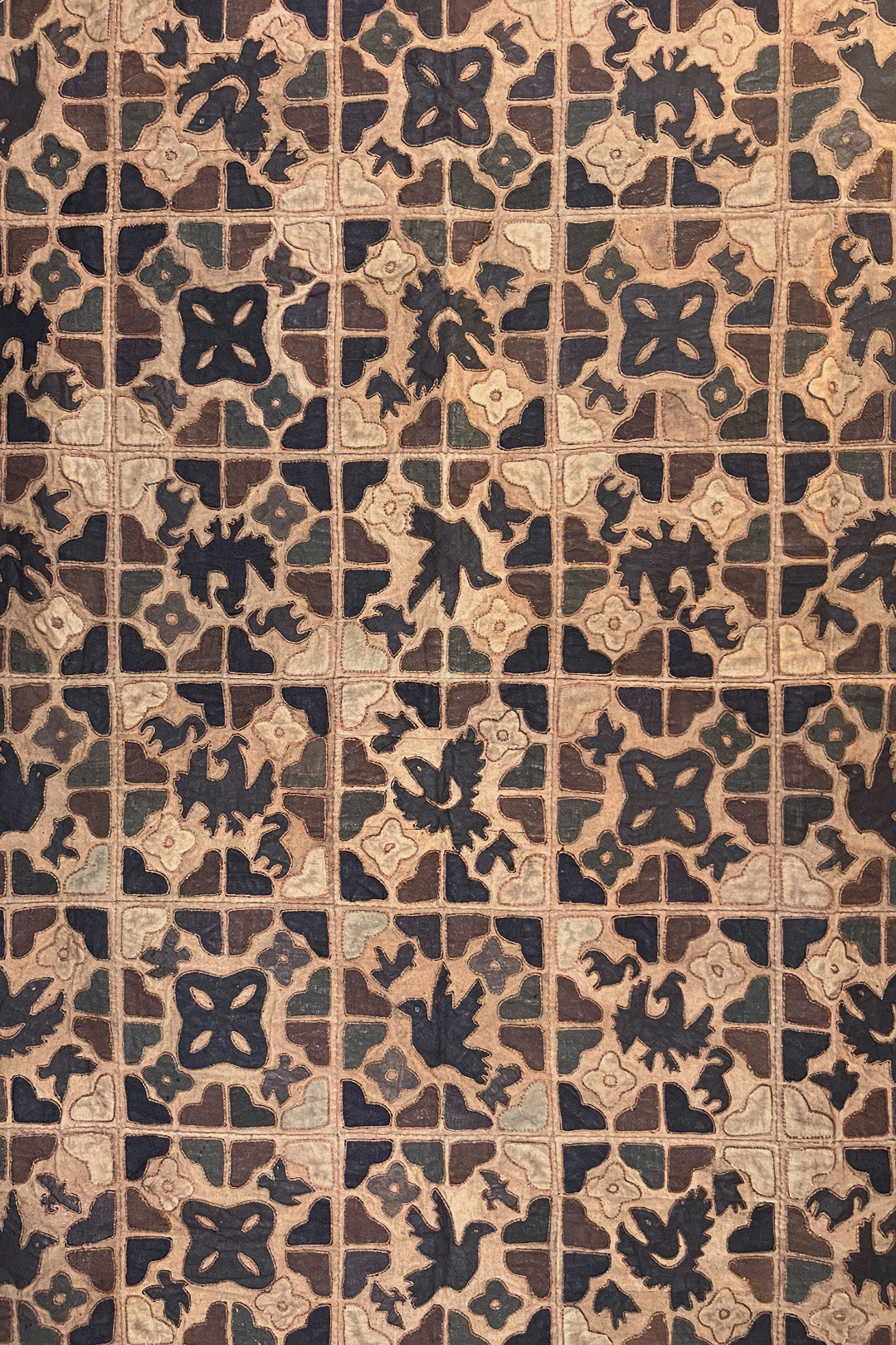 Over-dyed Applique Blanket