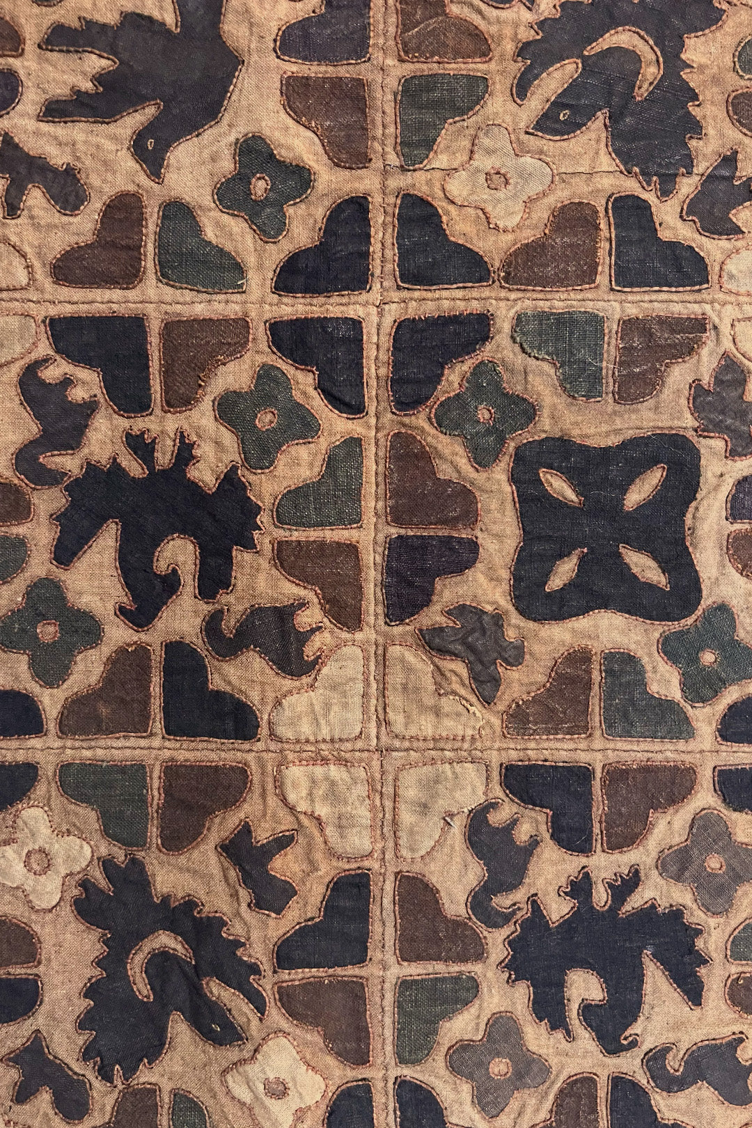 Over-dyed Applique Blanket