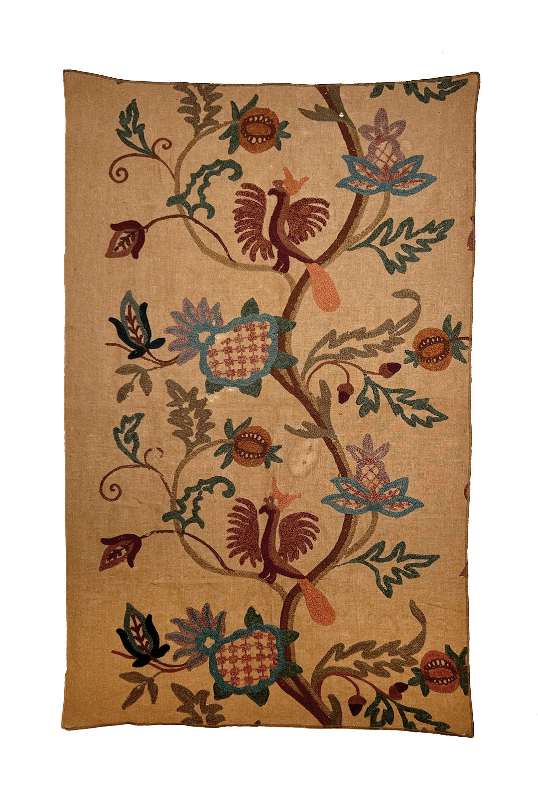 Crewel Embroidery Panel