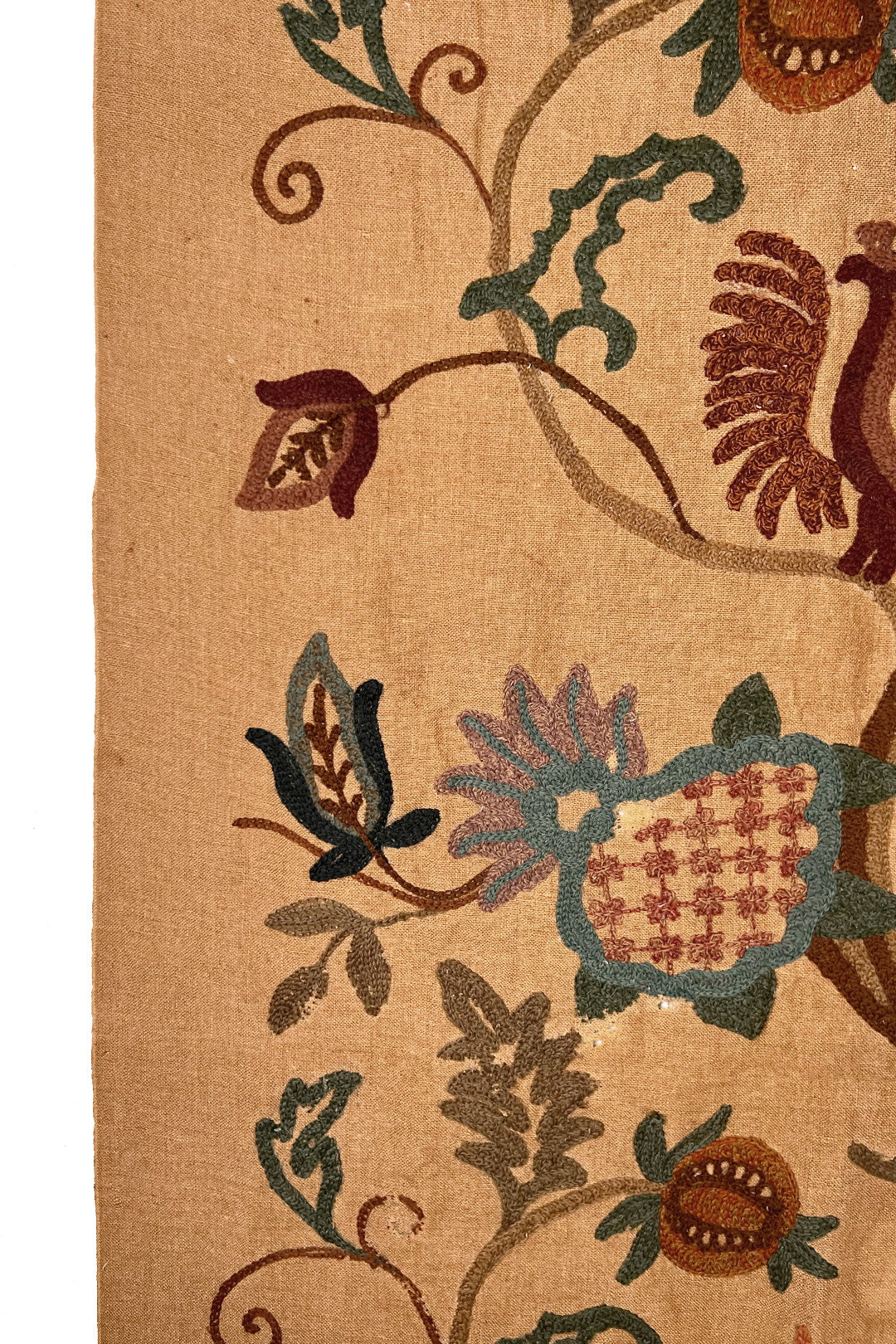 Crewel Embroidery Panel
