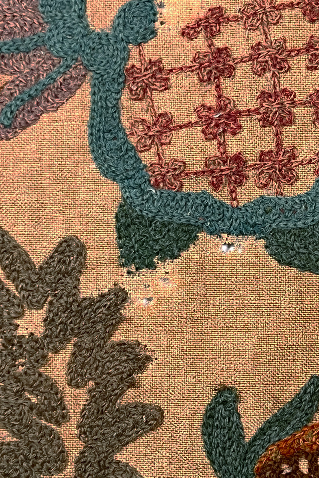 Crewel Embroidery Panel