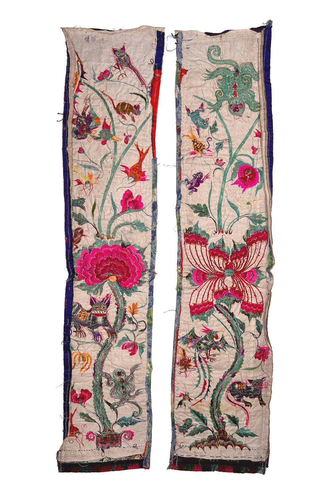 Hmong Embroidery Fragment (Pair)