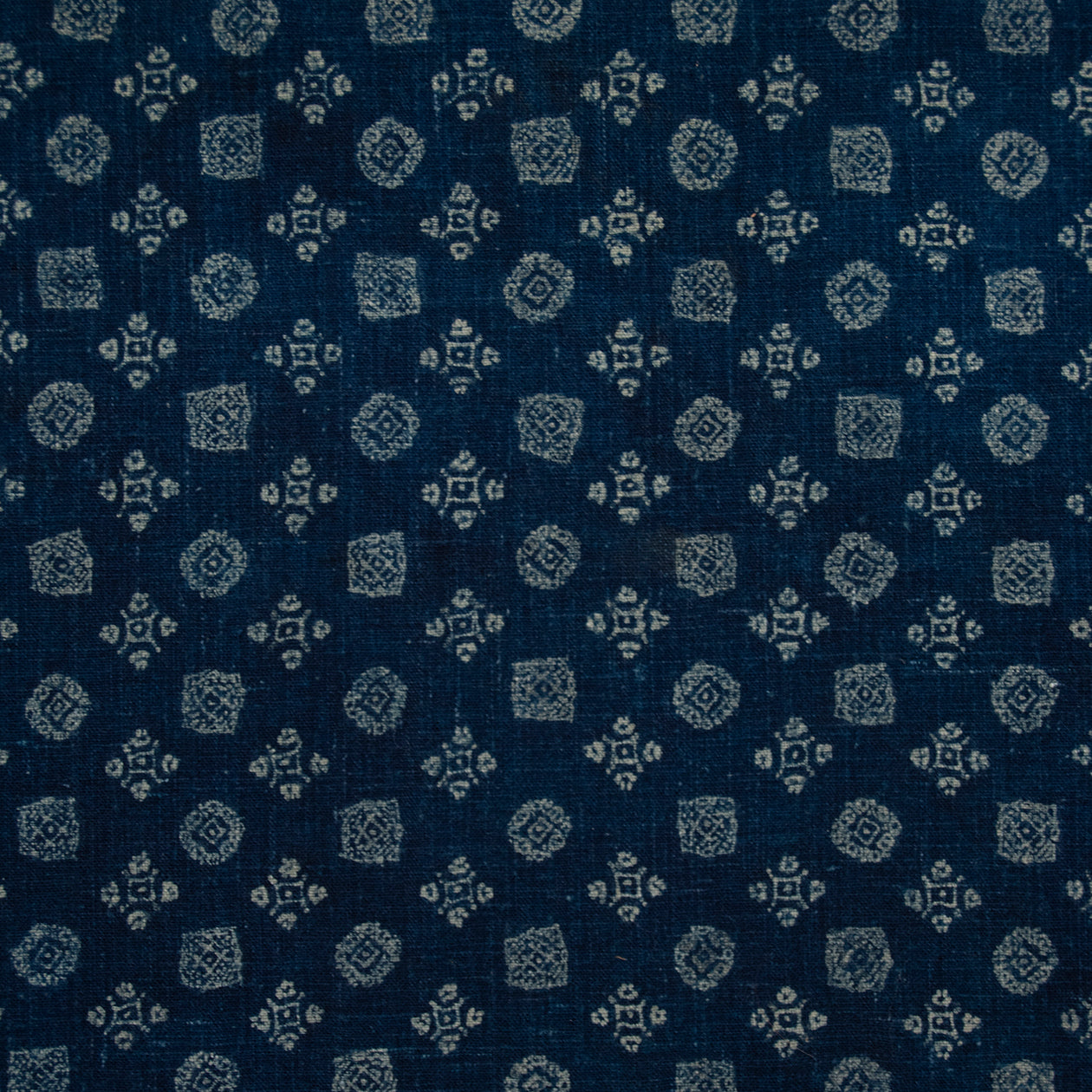 Indigo Stamped Batik