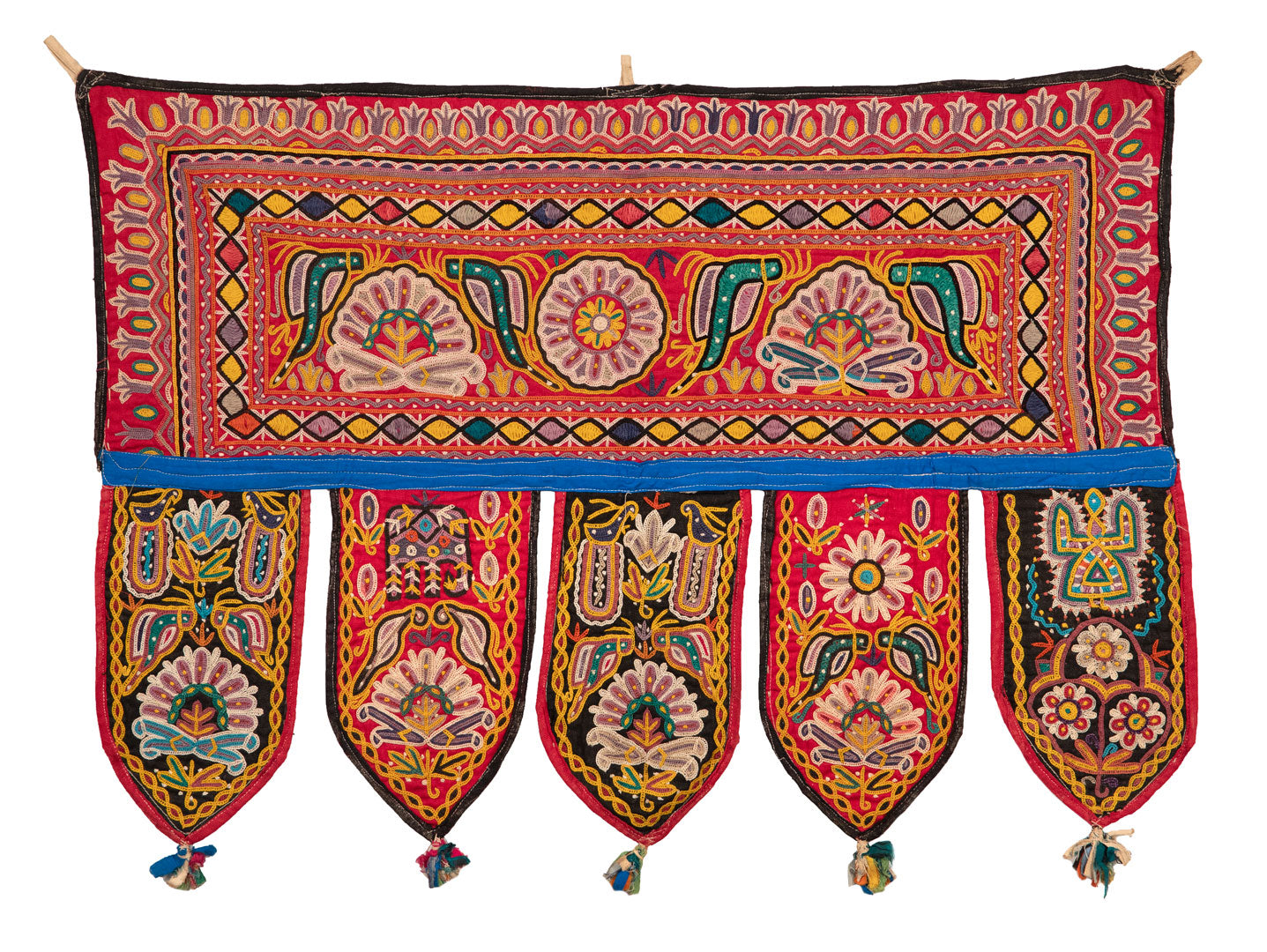 Embroidered Door or Window Hanging