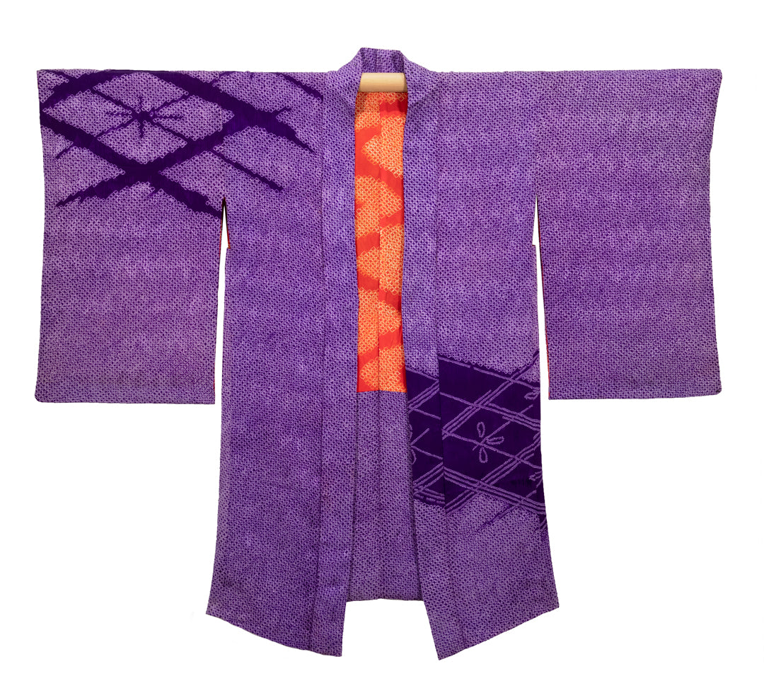 Purple Shibori Kimono