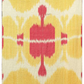 Yellow And Red Ikat Fragment