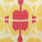 Yellow And Red Ikat Fragment