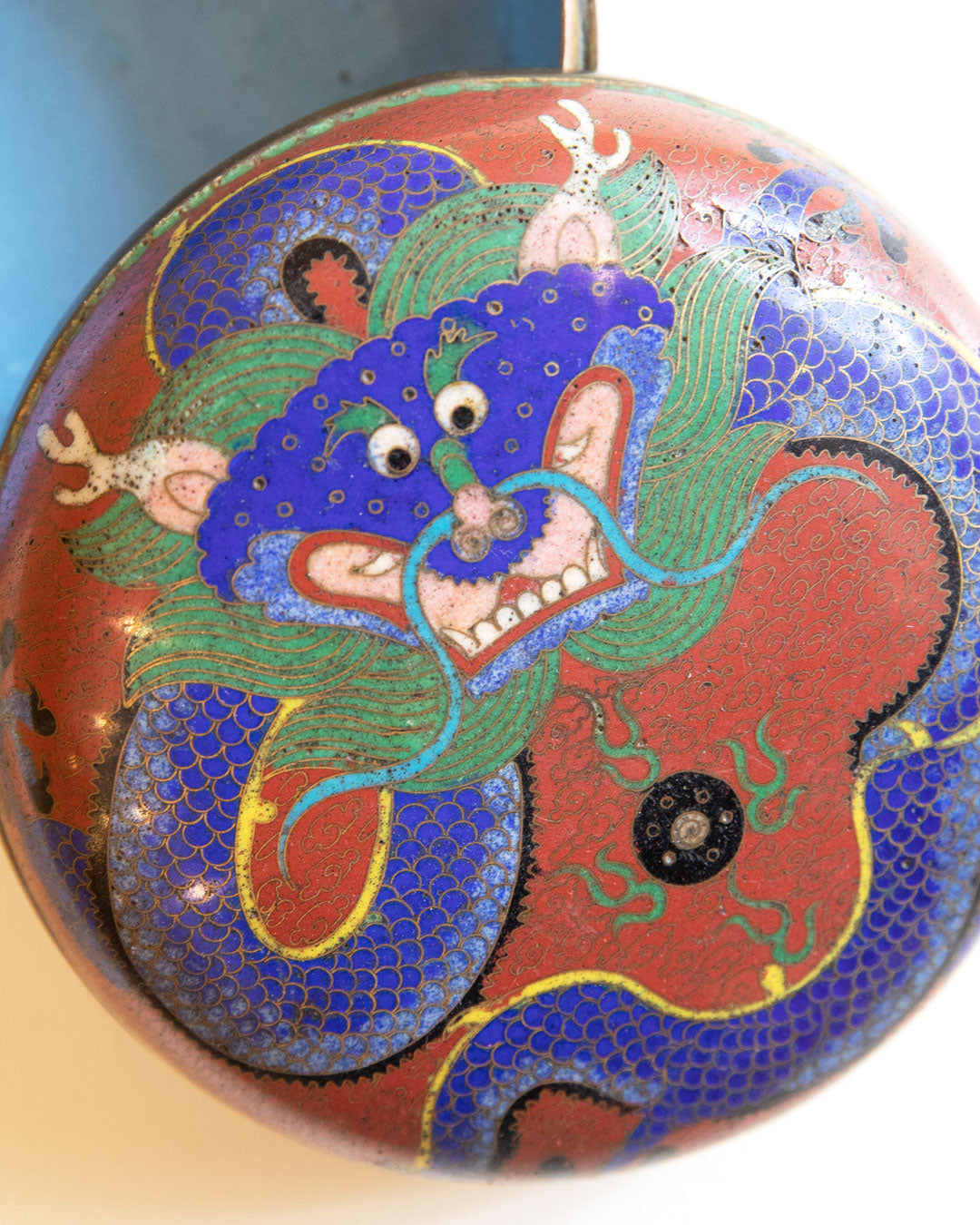 Cloisonné Dragon Box