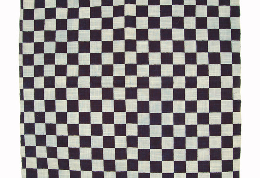 Indigo Checkerboard Panel