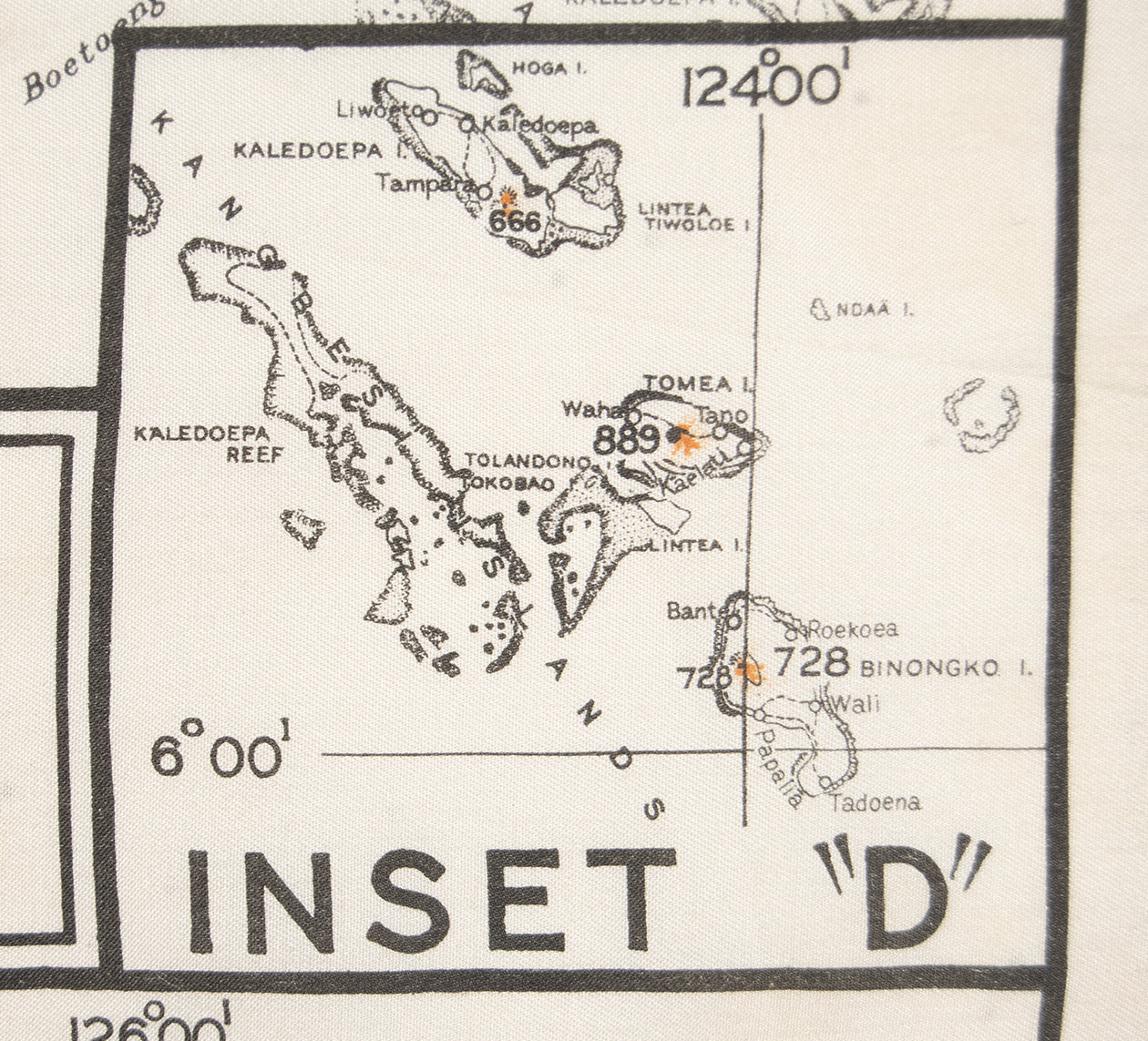 Silk Escape and Evasion Map (Celebes)