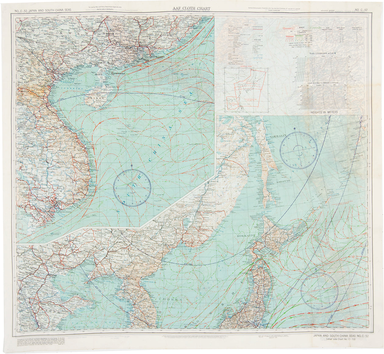 Silk Escape and Evasion Map (Eastern Asia)