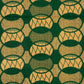 Green Wax Print Yardage