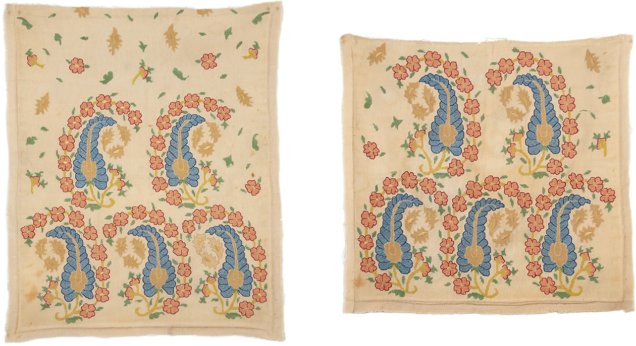 Embroidery Fragments (Pair)