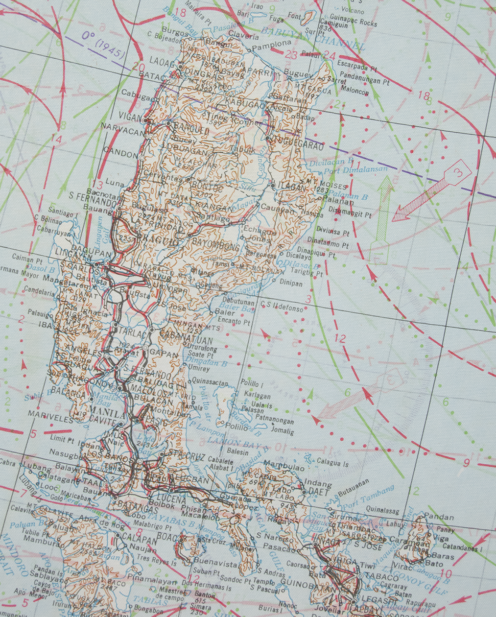 Silk Escape & Evasion Map (Japan and South China Sea)