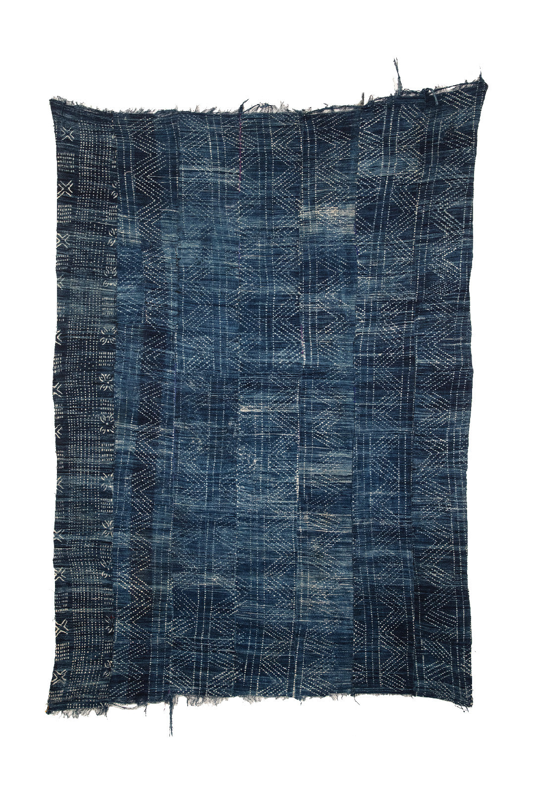 Indigo Strip-Woven Cloth