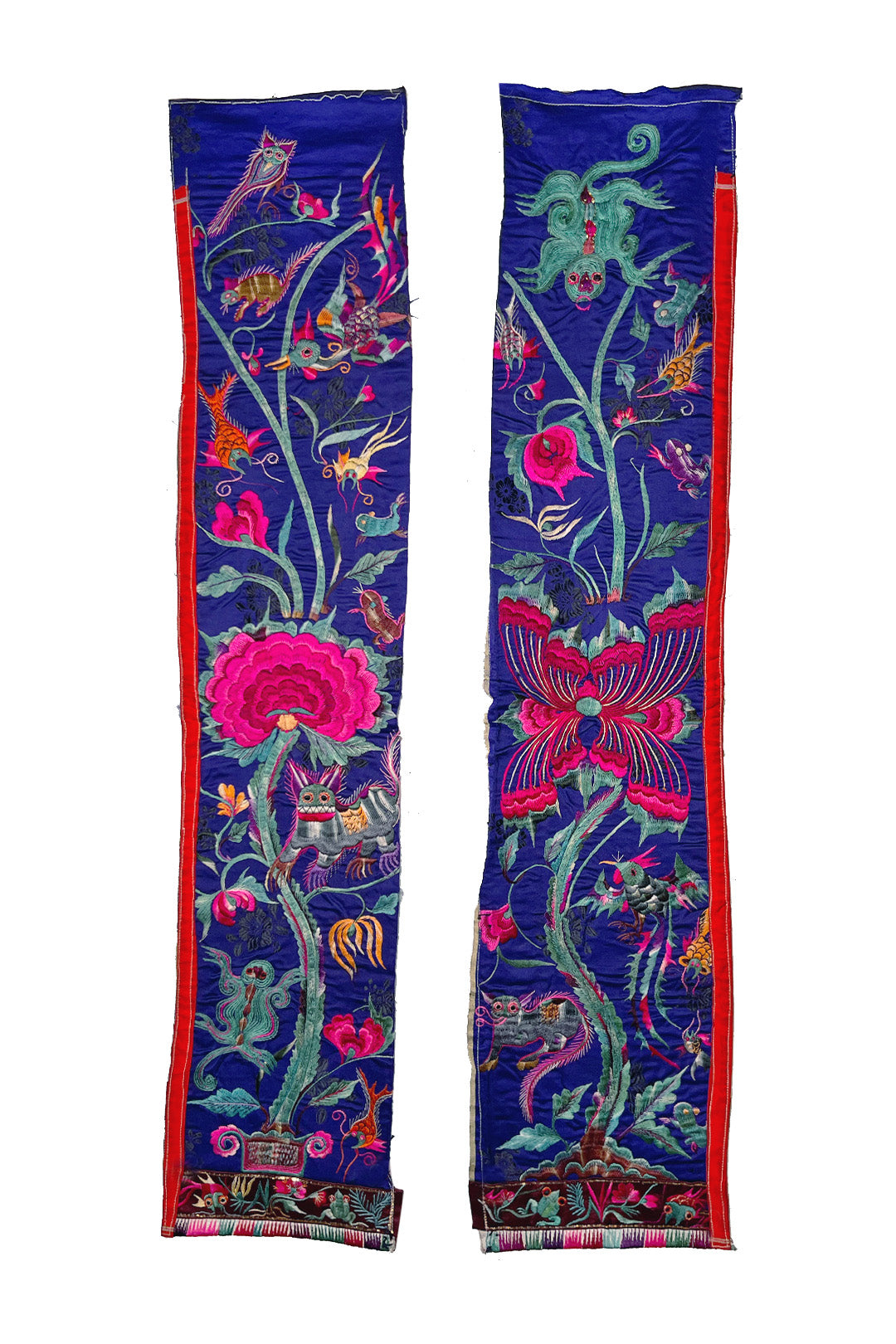 Hmong Embroidery Fragment (Pair)