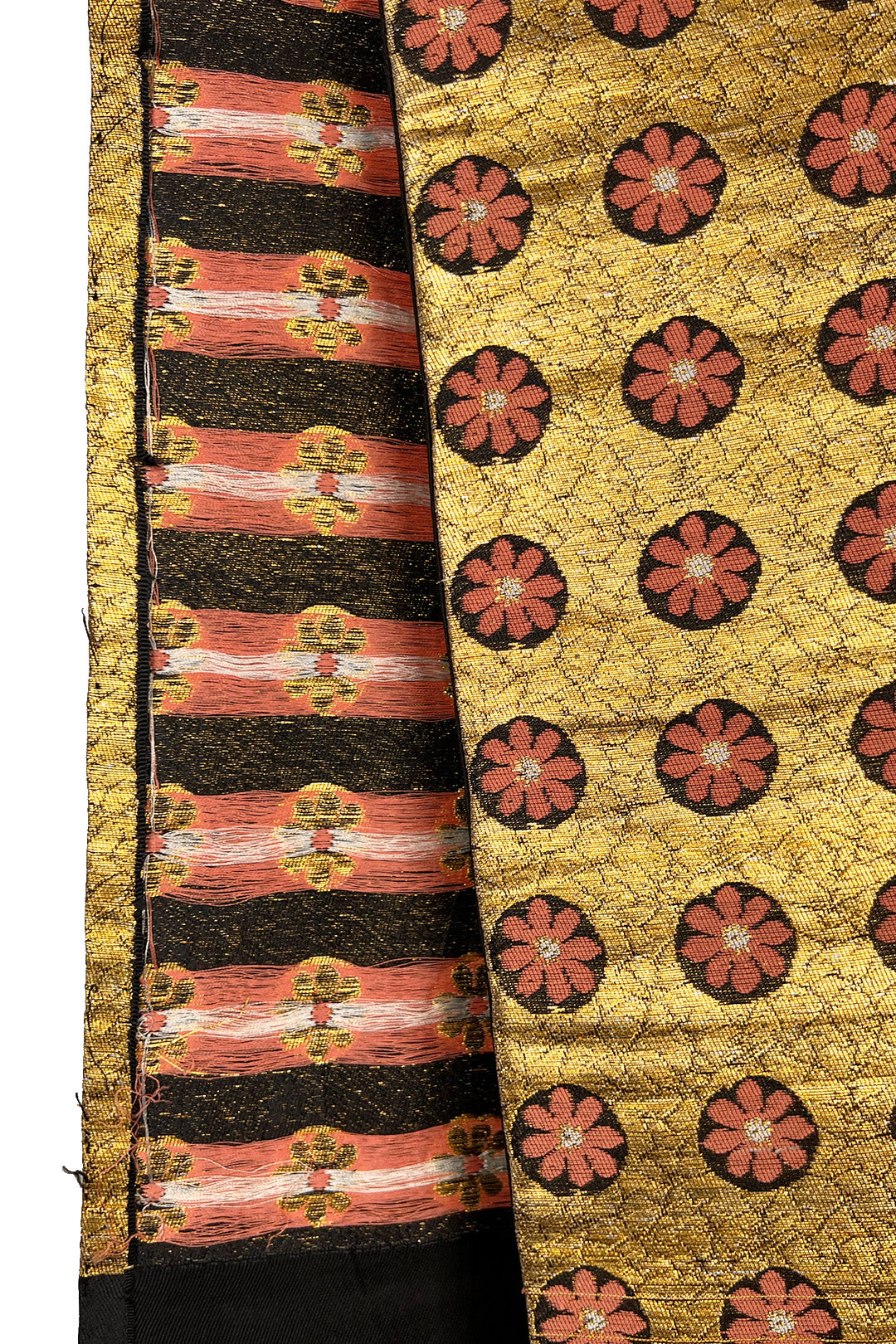 Gold Floral Obi