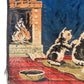 Velvet Playful Cats Wall Hanging