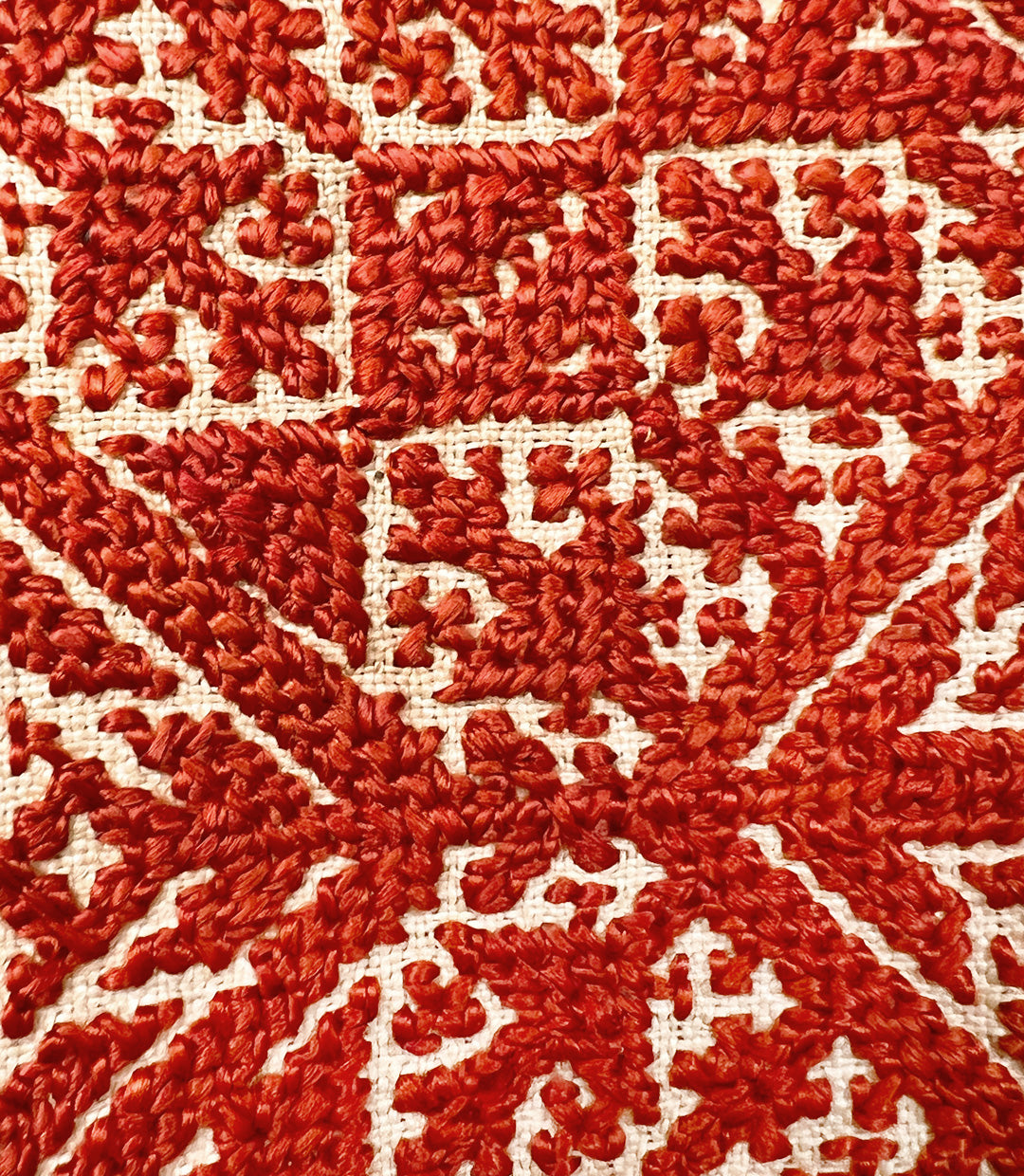 Rust Fez Embroidery