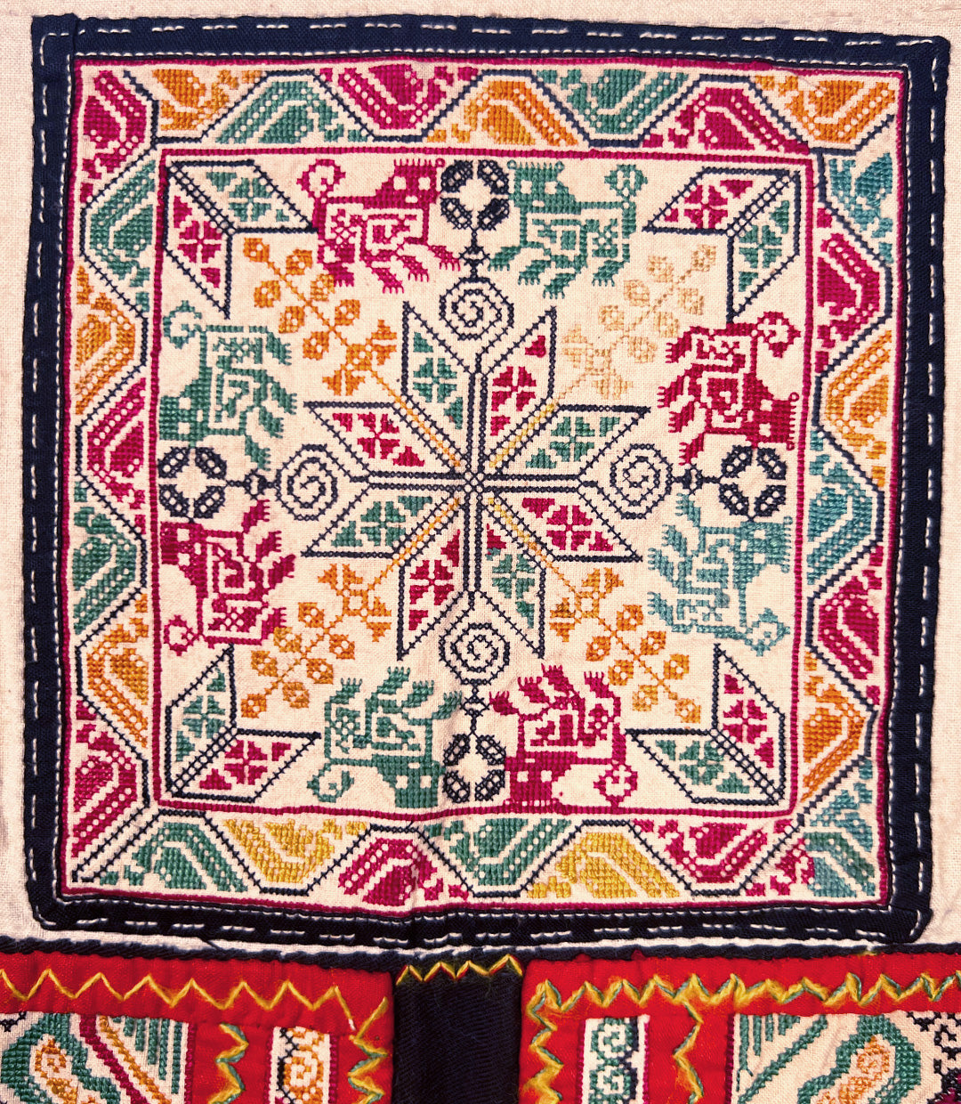 Hmong Embroidered Apron